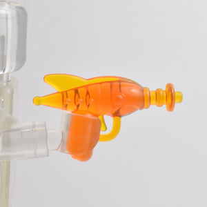 Retro Ray Gun - Transparent Orange